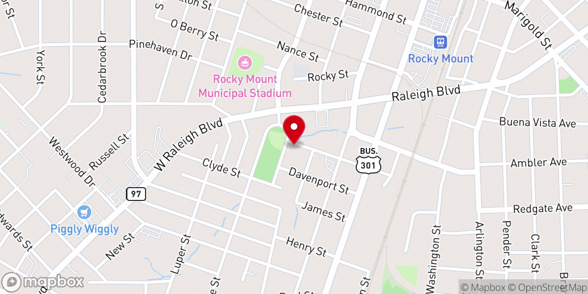 Map showing location of Helping Hands Church