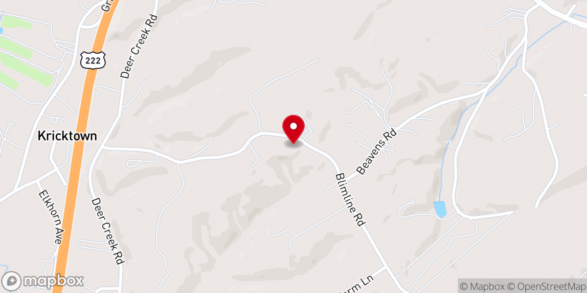 Map showing location of Open Door Mennonite Fellowship