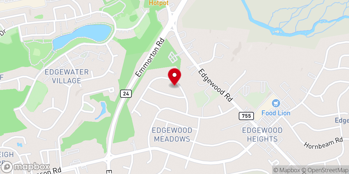 Map showing location of Inner County Outreach Group Home