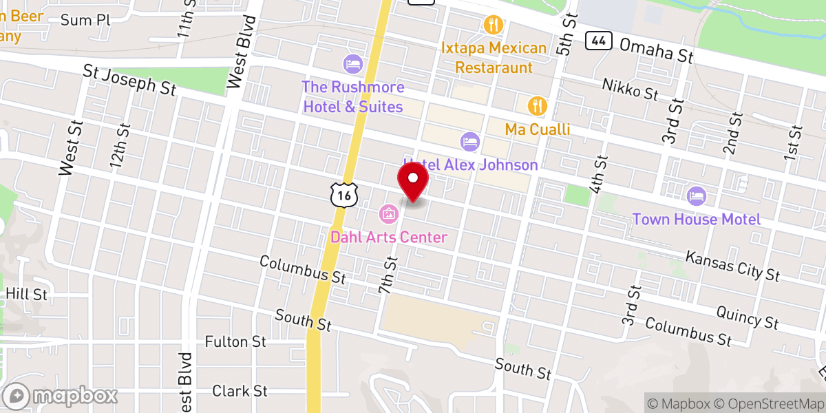 Map showing location of First United Methodist Church