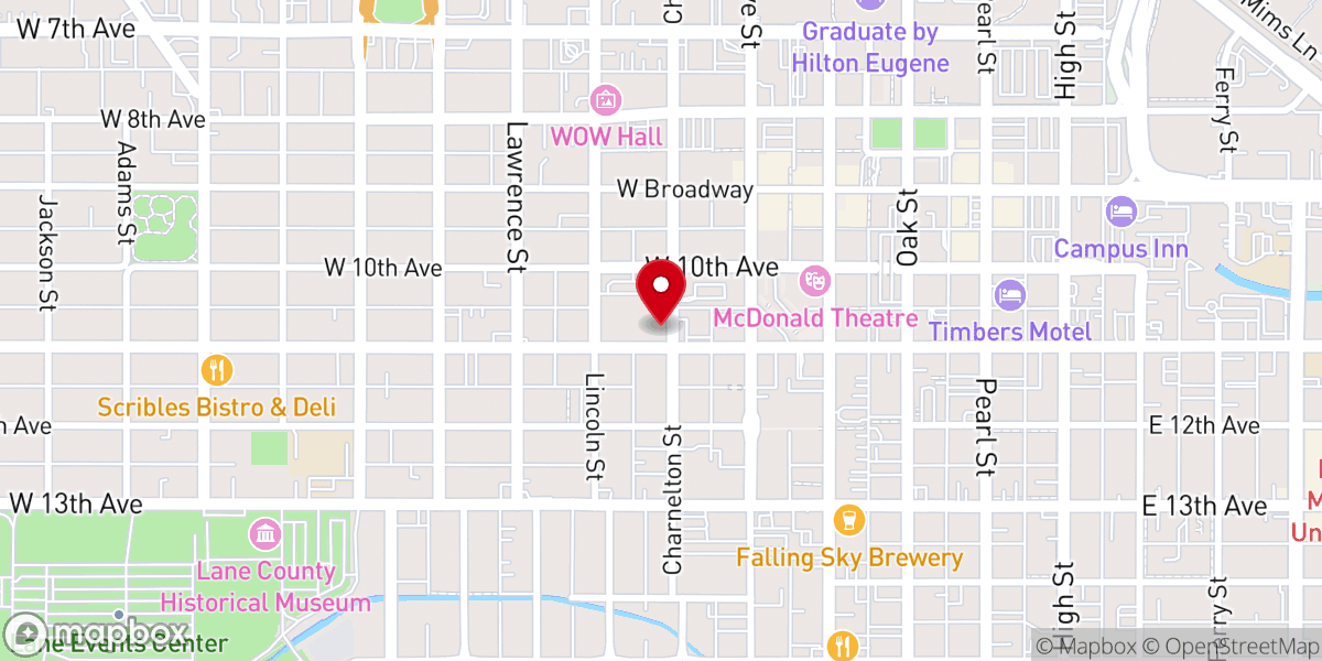 Map showing location of St. Mary Catholic Church