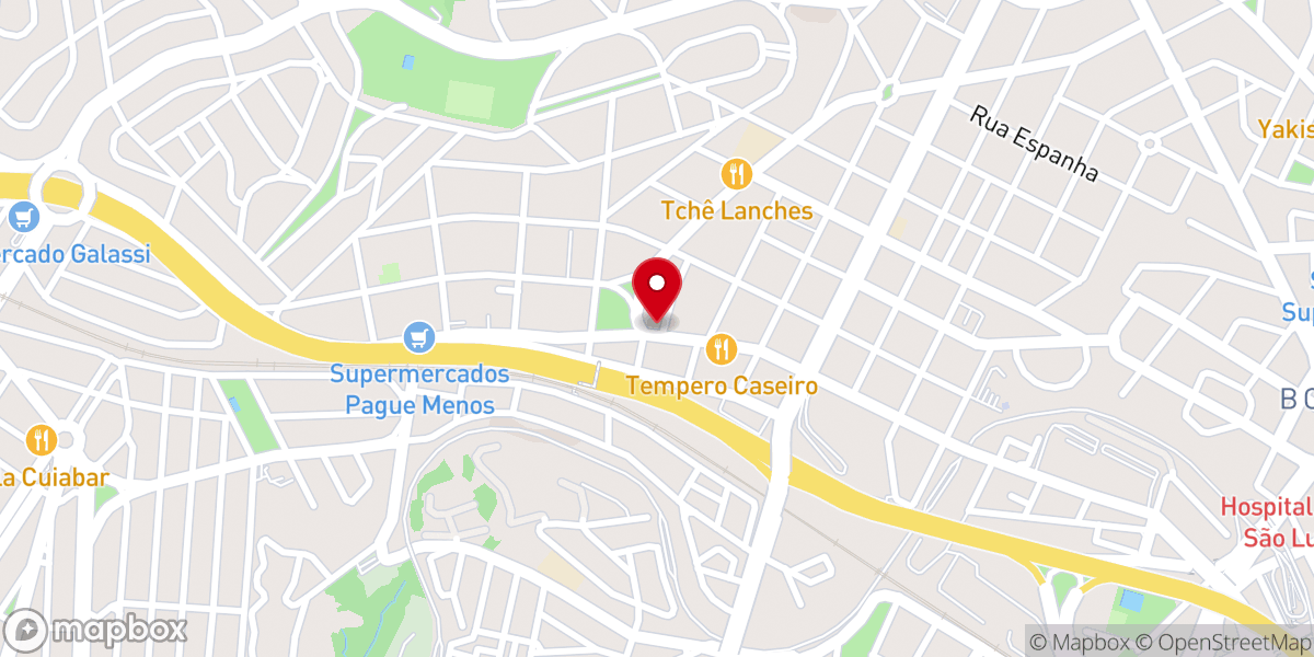 Map showing location of Centro de Missões Pentescotal Livre