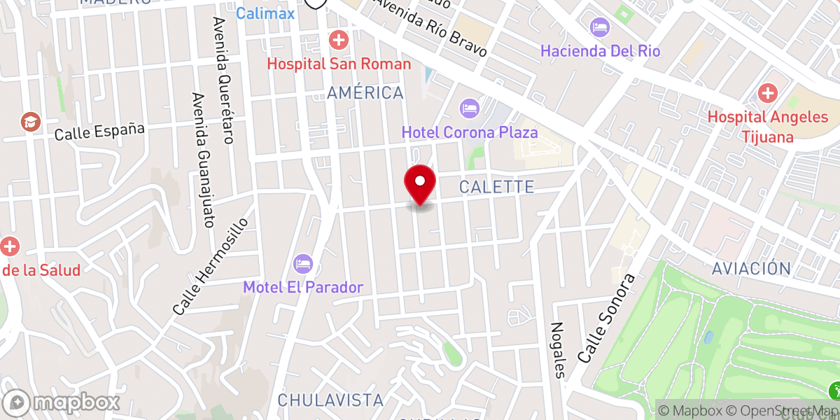 Map showing location of Parroquia Santa Teresa De Avila