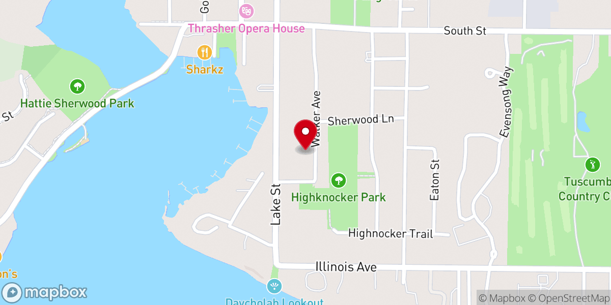 Map showing location of Peace Lutheran School