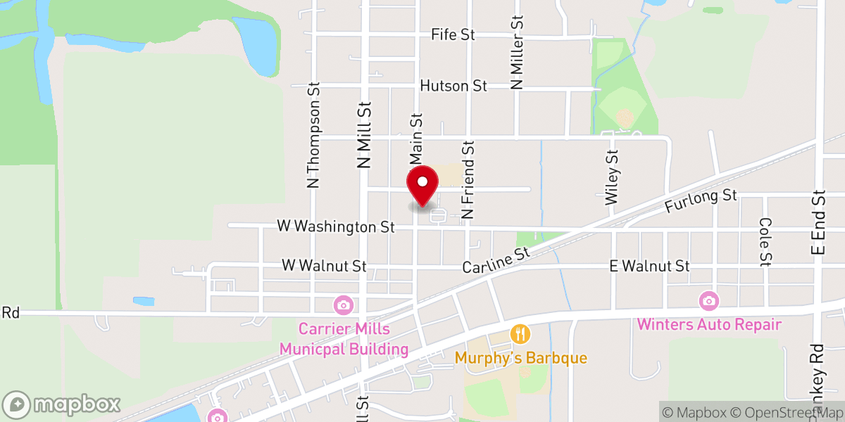 Map showing location of Living Hope Church of God