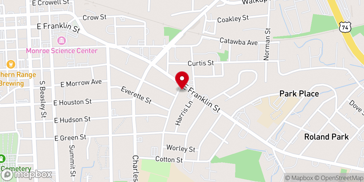 Map showing location of Citadel of Life Cathedral