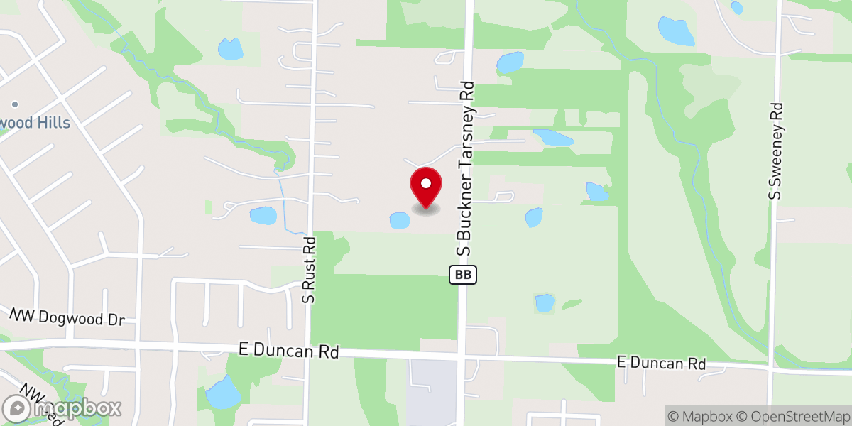 Map showing location of The Road Church