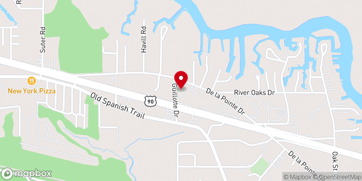Map showing location of St. Mary’s Catholic Church
