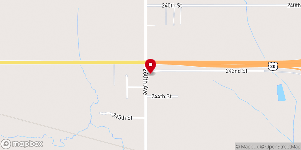 Map showing location of Grace Lutheran Church