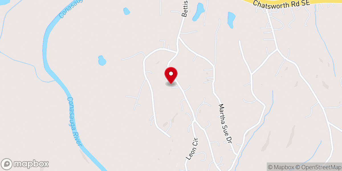 Map showing location of Rogers Charles E