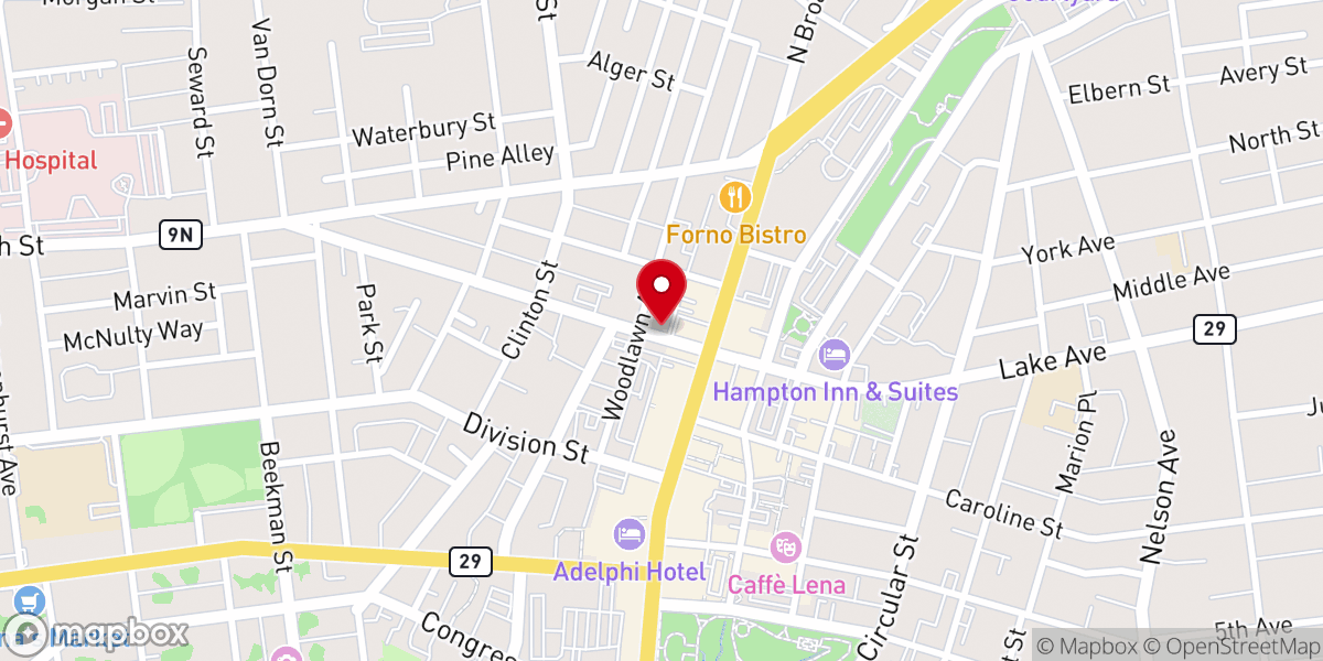 Map showing location of 15 Church