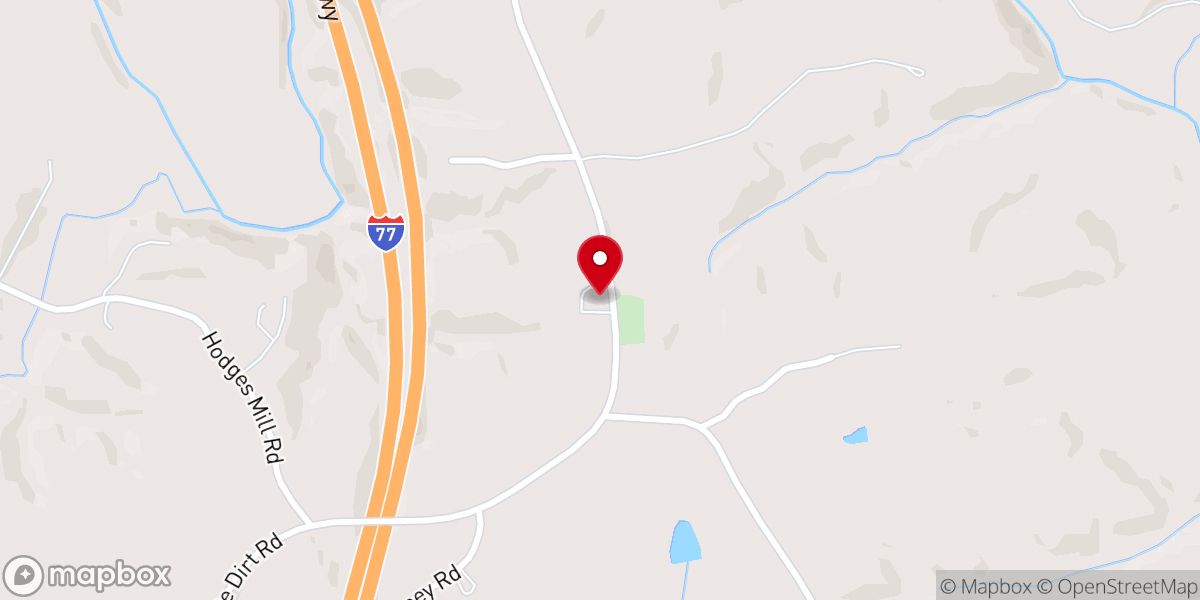 Map showing location of Central View Baptist Church