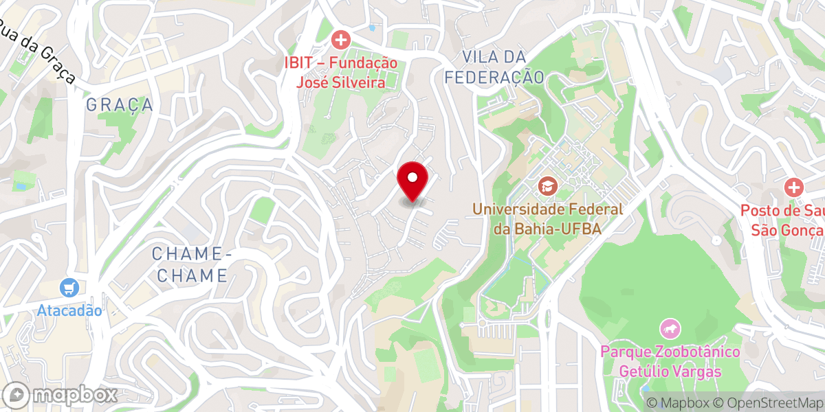 Map showing location of Assembleia de Deus em Salvador - Alto das Pombas (Sede Setorial)