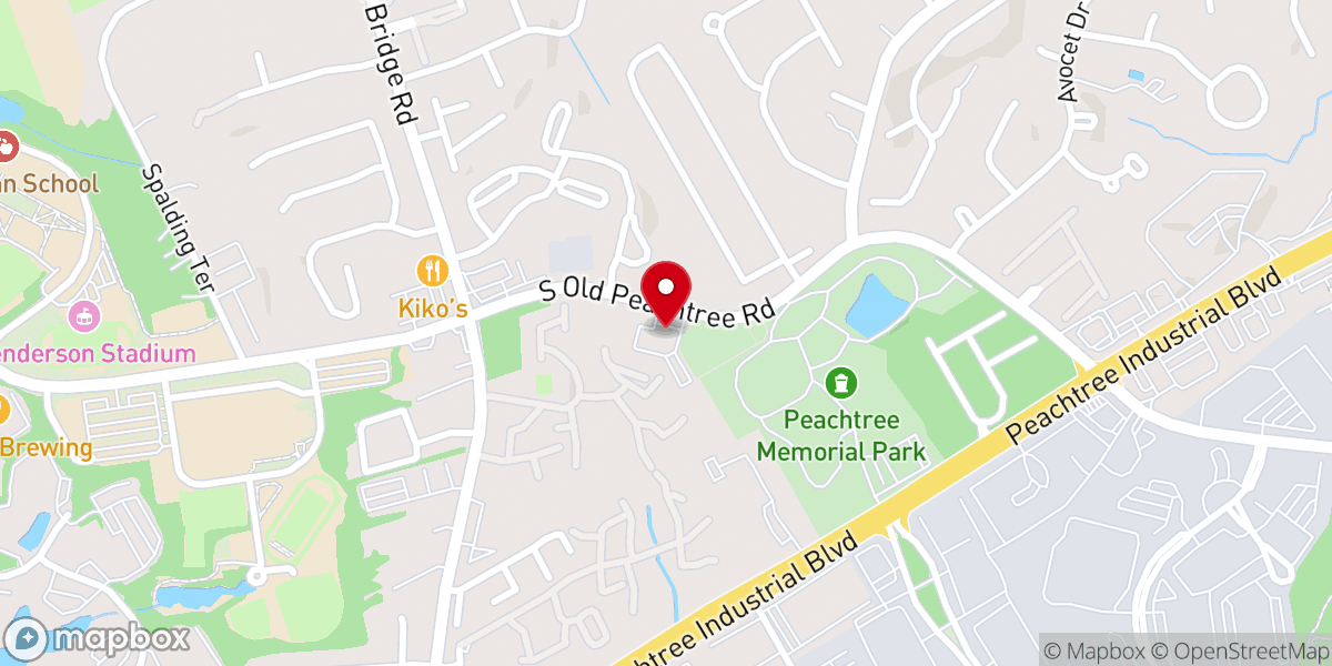 Map showing location of Mt Carmel United Methodist Church