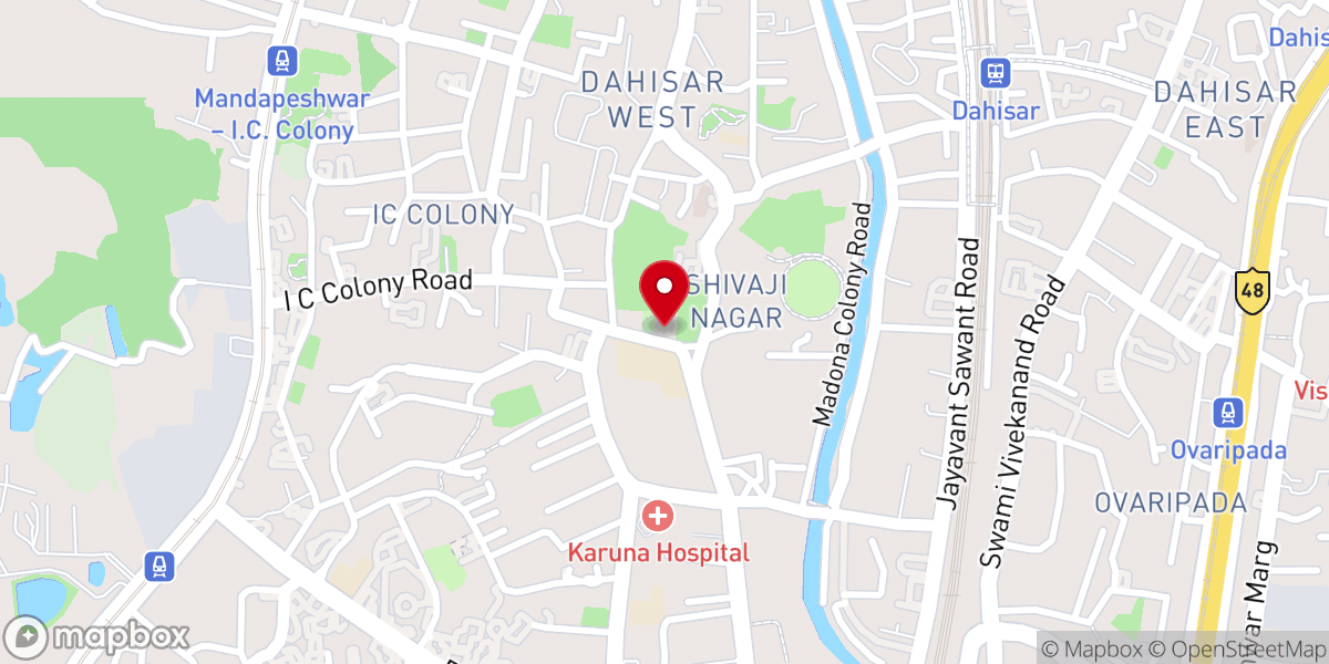 Map showing location of Our Lady of the Immaculate Conception Church (IC Church)