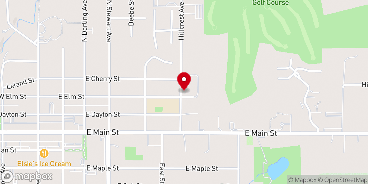 Map showing location of Fremont Christian School