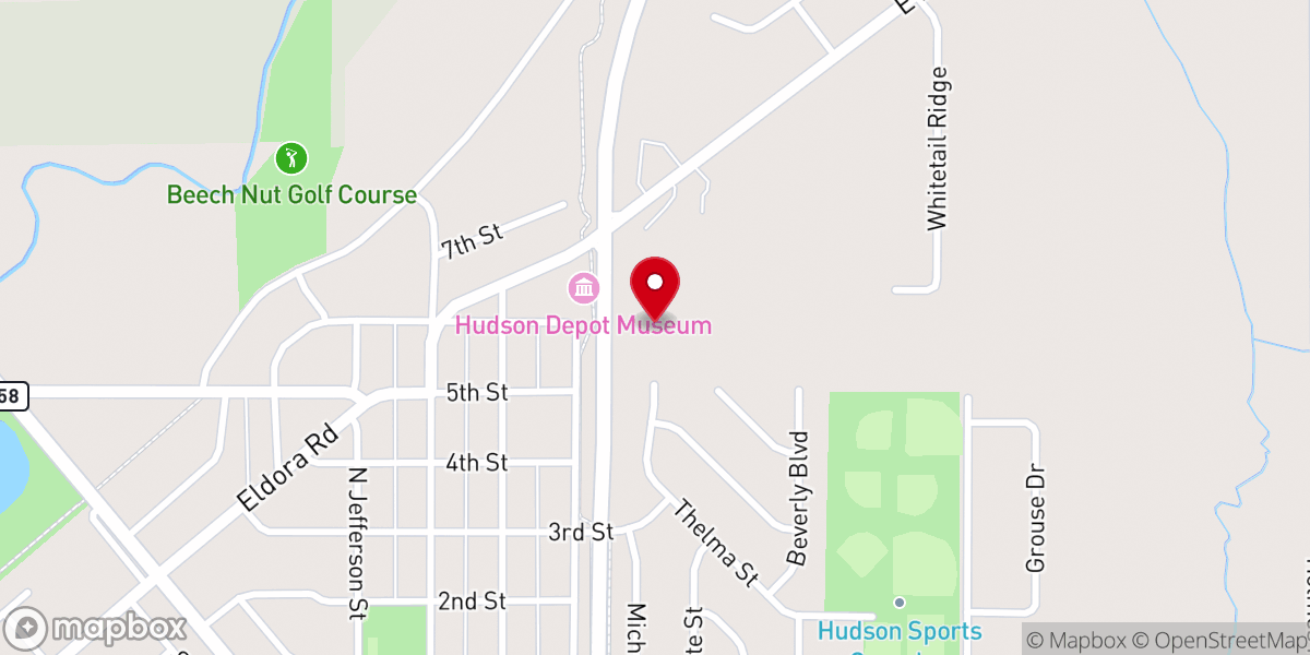 Map showing location of St. Timothy Lutheran Church and Preschool