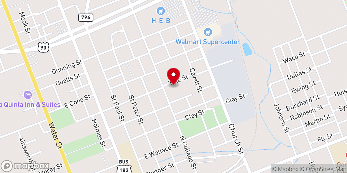 Map showing location of Grace Christian Academy