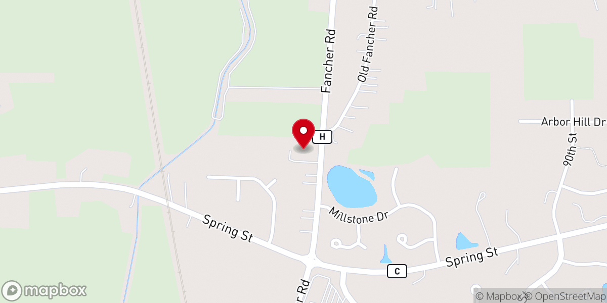 Map showing location of Lutheran Chapel of the Cross