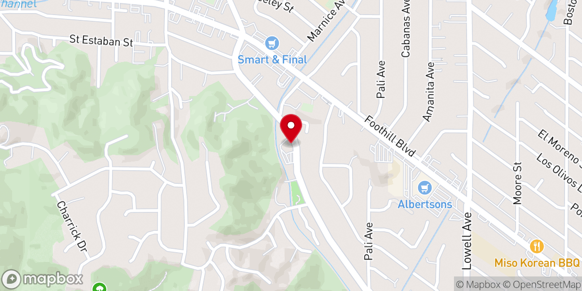 Map showing location of Summit Christian Church