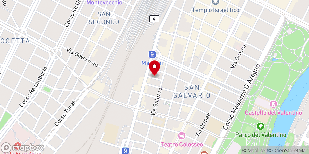 Map showing location of Oratorio del Sacro Cuore (rito romano antico)