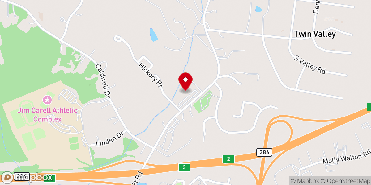 Map showing location of Heights Church