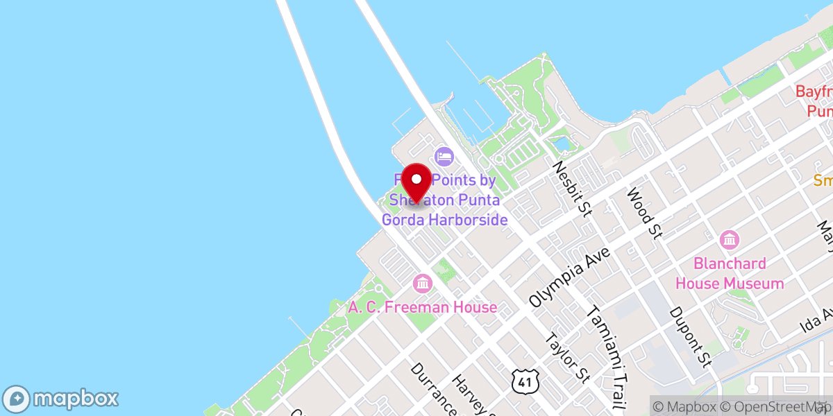 Map showing location of Thrive Church Southwest Florida