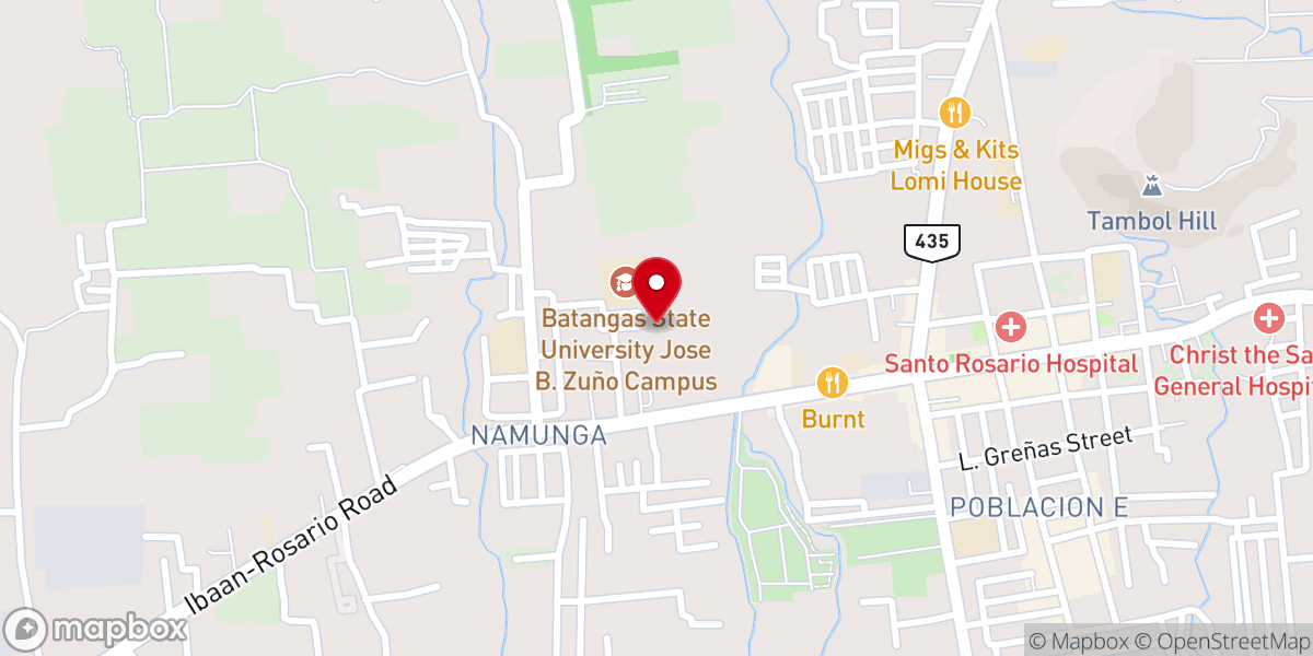 Map showing location of Christian Bible Church in Batangas (CBC Batangas)