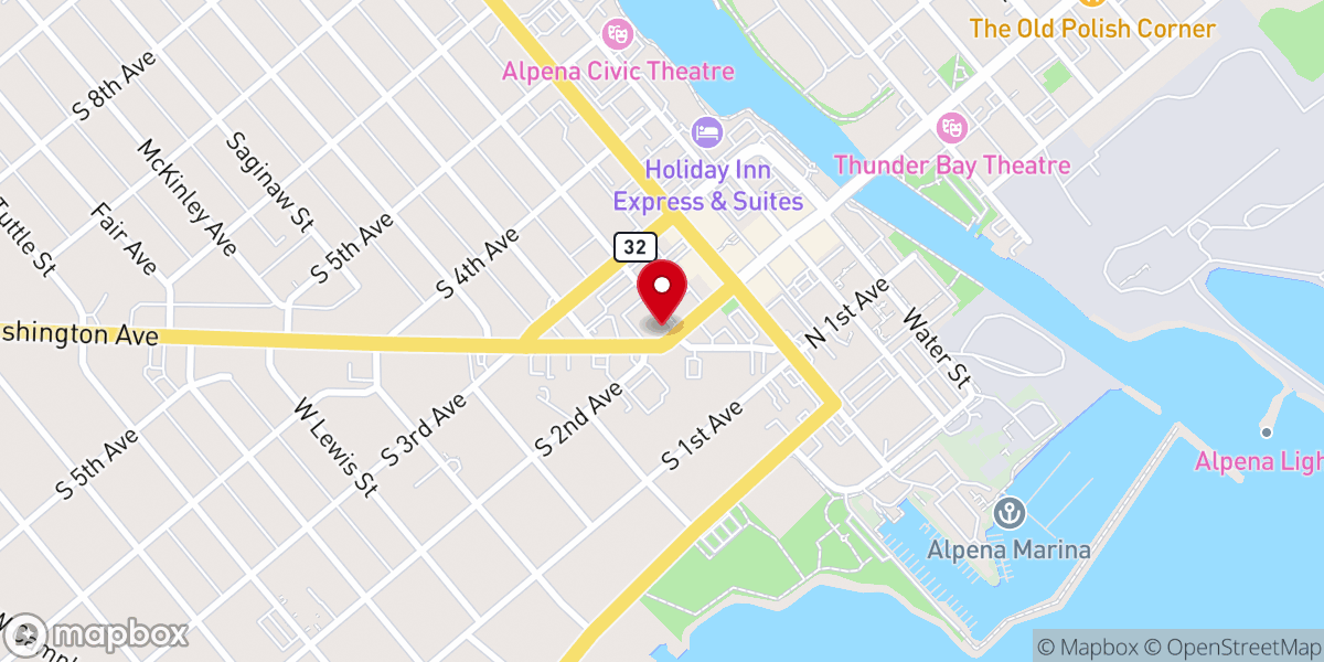 Map showing location of Historical Marker - First Congregational Church