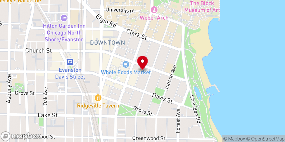 Map showing location of First United Methodist Church