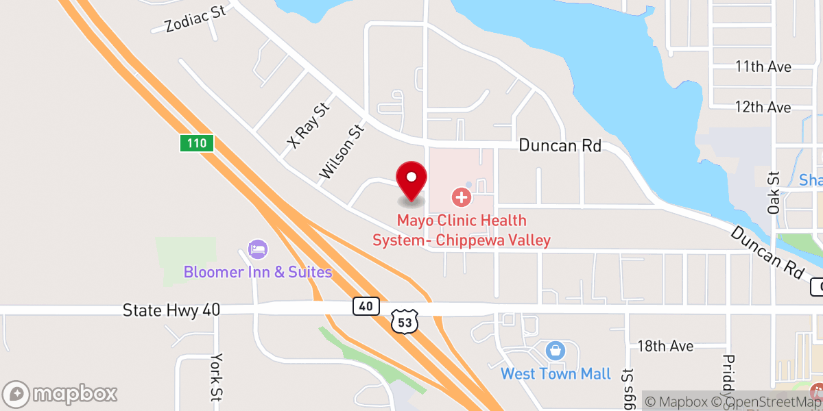 Map showing location of Good Shepherd Lutheran Church
