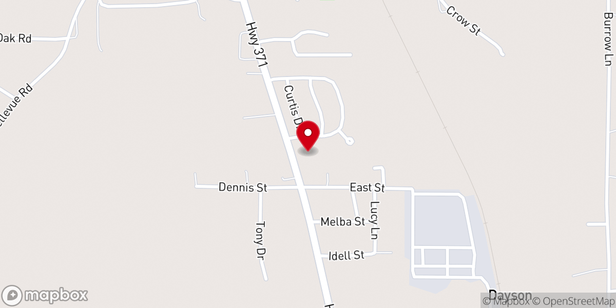 Map showing location of New Direction Church