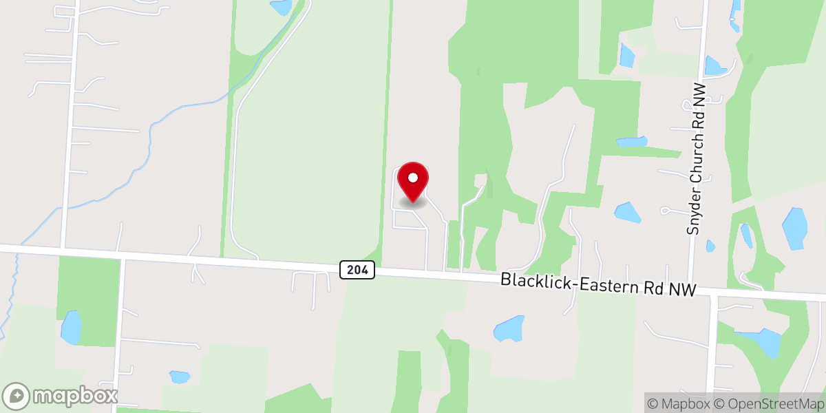 Map showing location of The Grove Community Christian Church