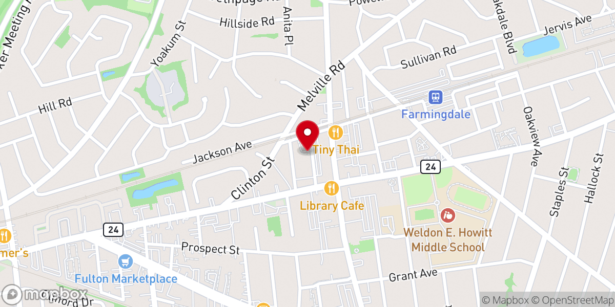 Map showing location of Abundant Harvest Church of God