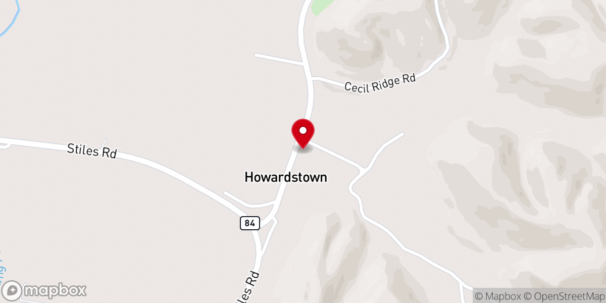 Map showing location of St. Ann Church-School
