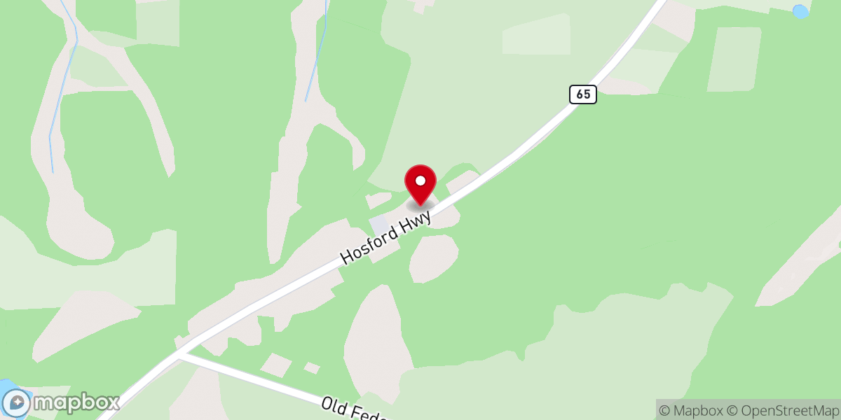 Map showing location of Saint Marys Church