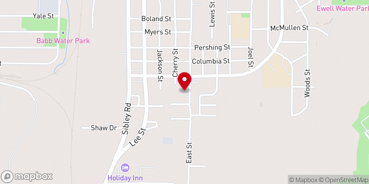 Map showing location of Minden Housing Authority