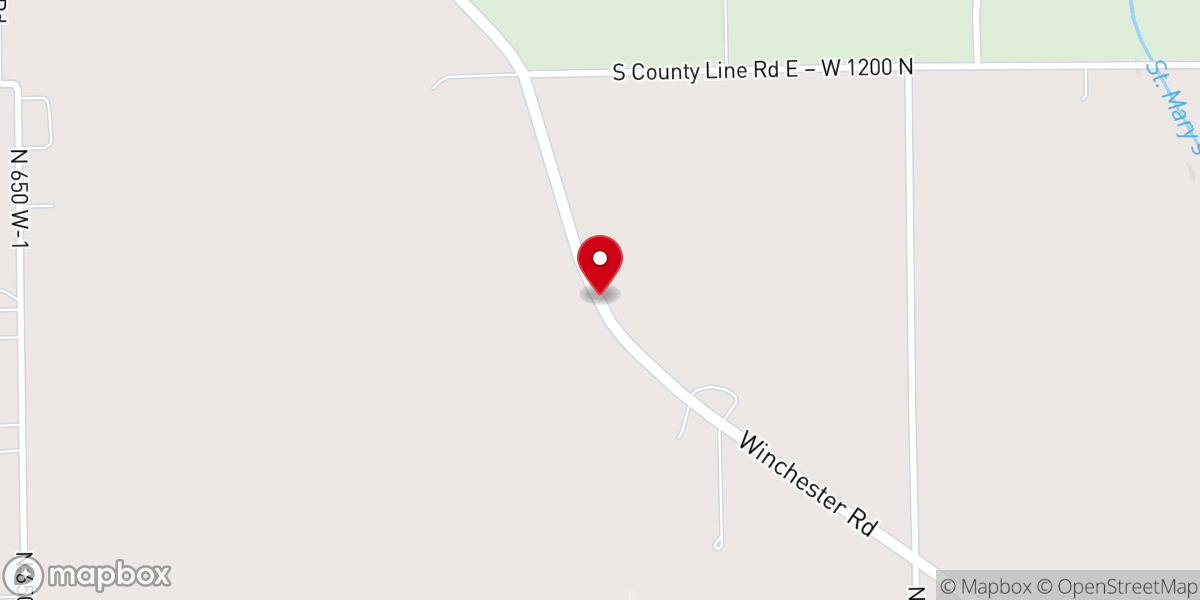 Map showing location of Wyneken House