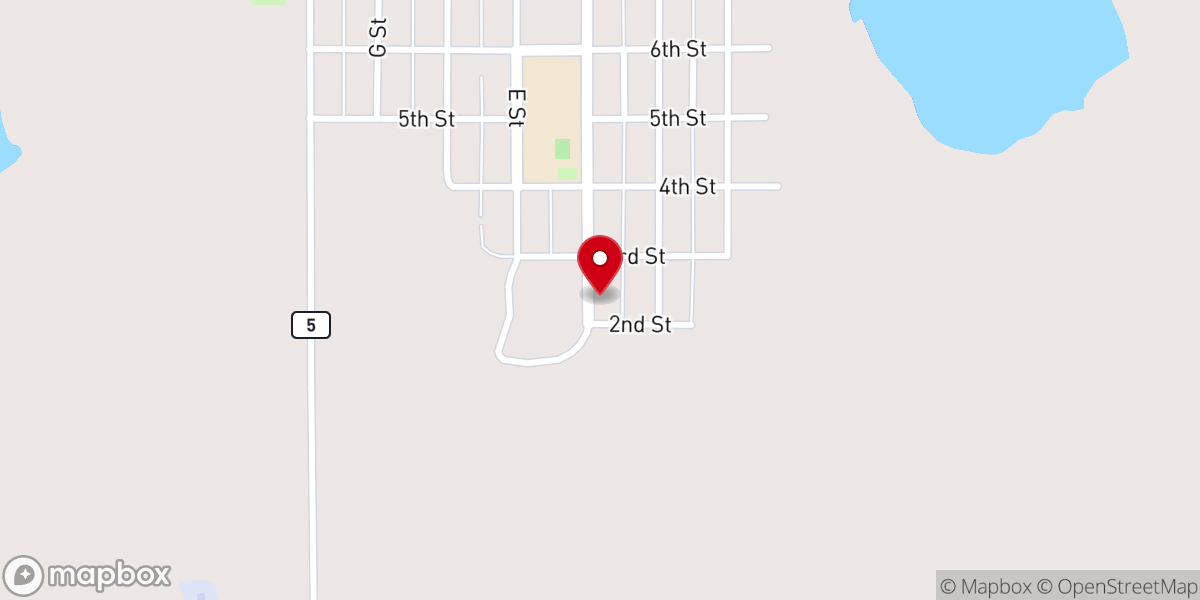 Map showing location of United Parish Church