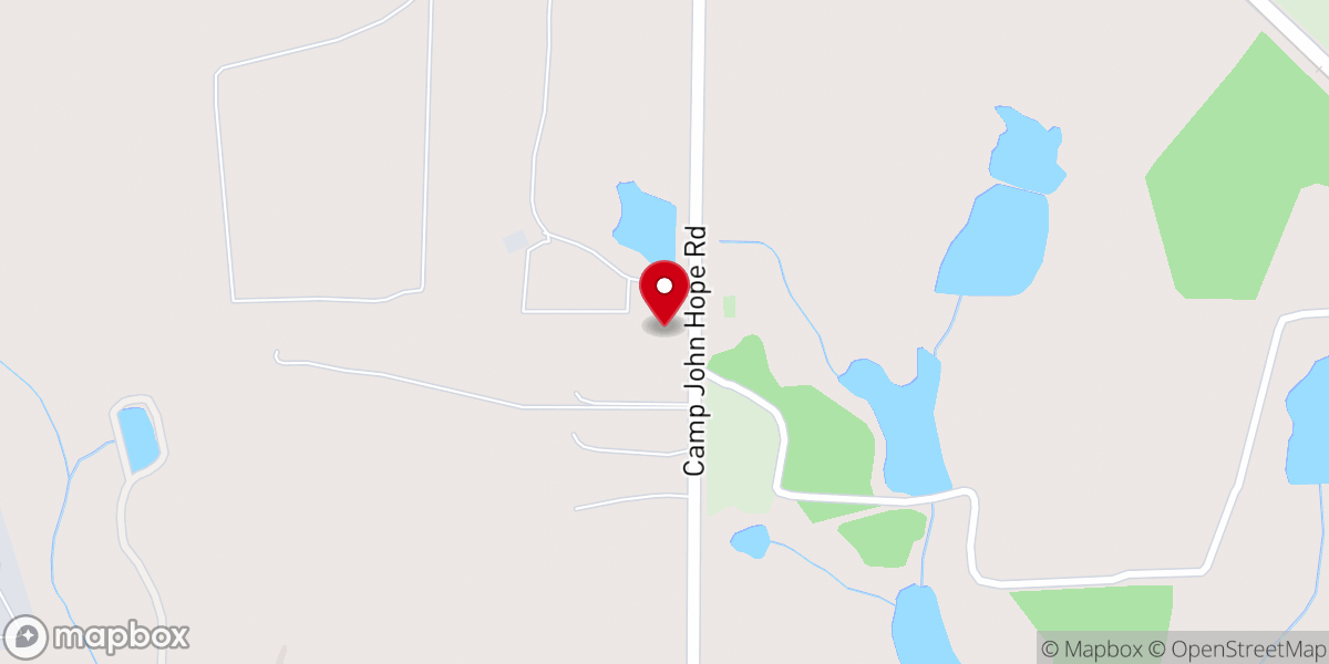 Map showing location of Macedonia Church