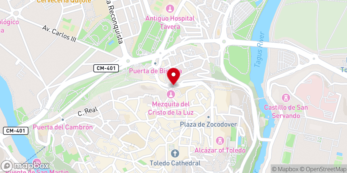 Map showing location of Puerta del Sol