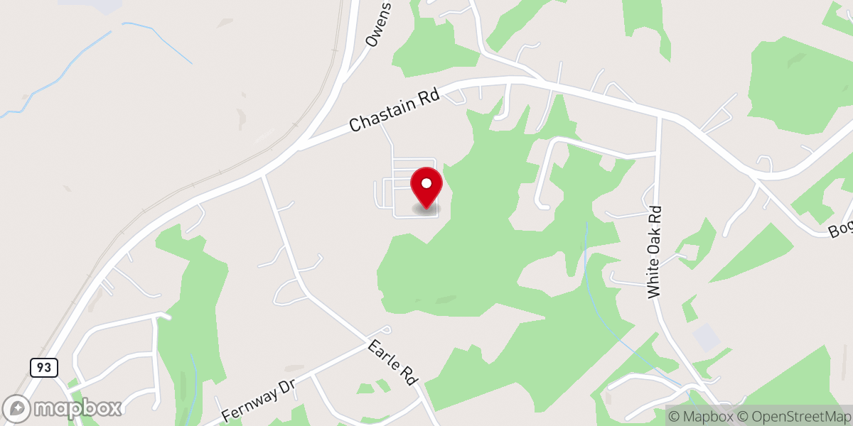 Map showing location of The Growing Place: A Child Enrichment Center