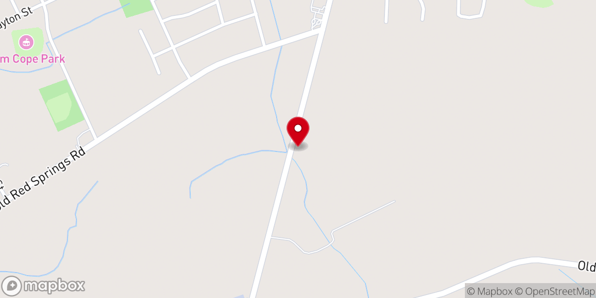 Map showing location of Wakulla Church