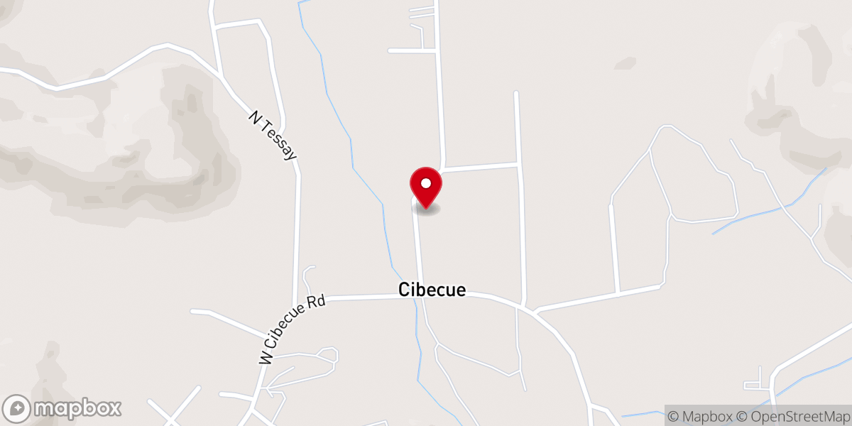Map showing location of Gethsemane Lutheran Church