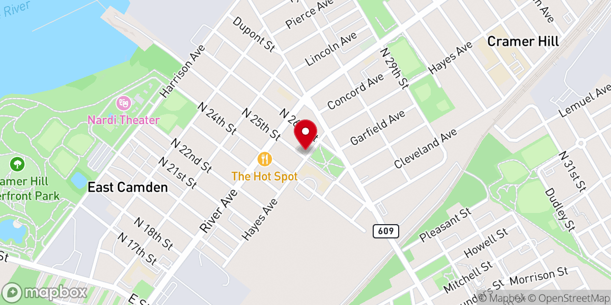 Map showing location of Sisters of Saint Joseph Neighborhood Center