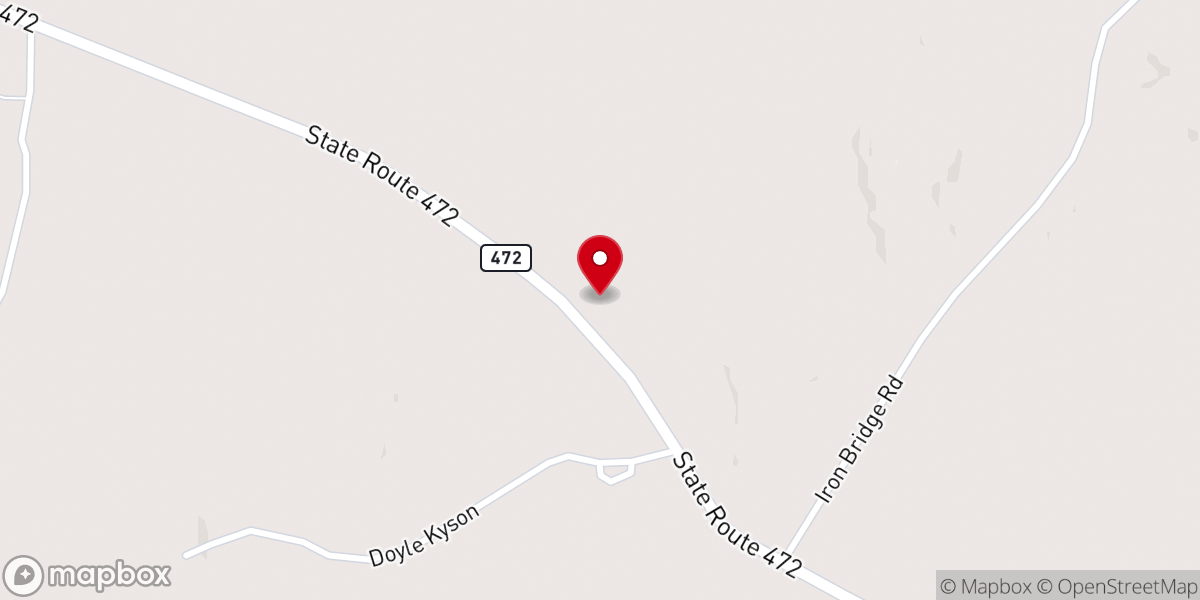 Map showing location of United Baptist Church,