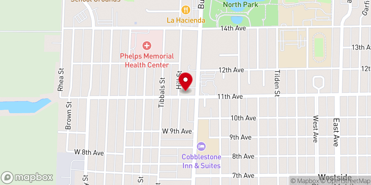 Map showing location of The Church of Jesus Christ of Latter-day Saints
