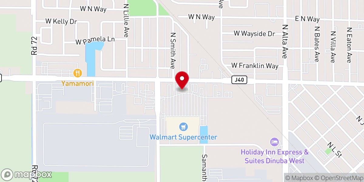 Map showing location of IHOP