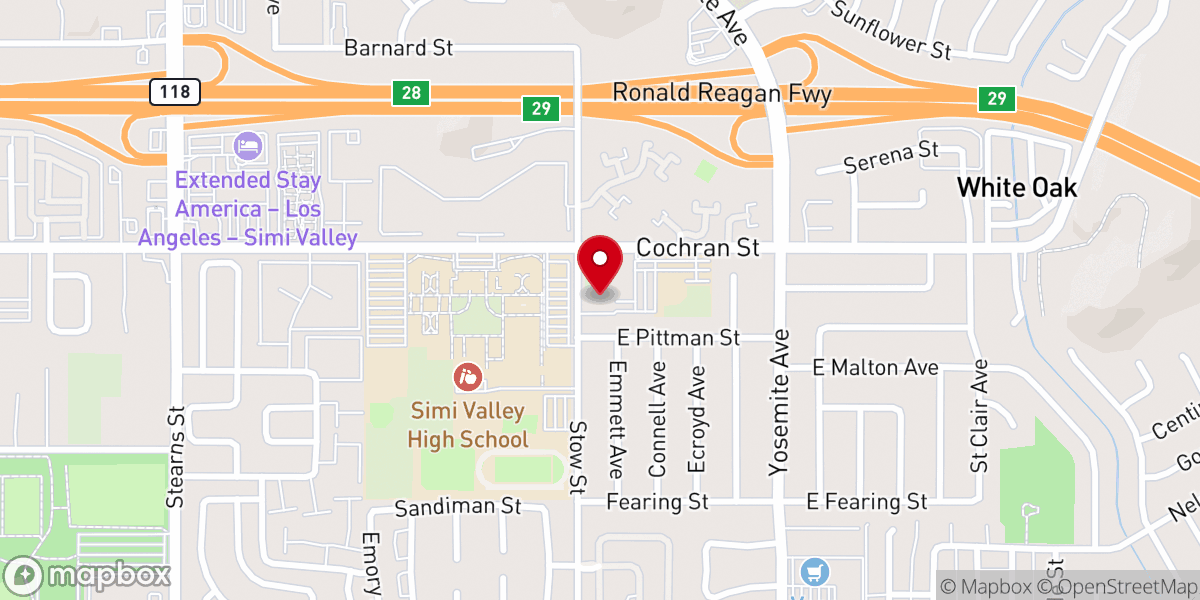 Map showing location of St. Peter Claver Church