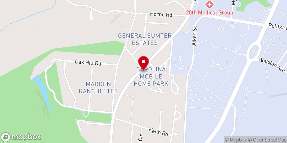 Map showing location of New Life Ministries COOLJC